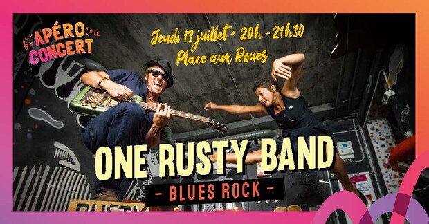 Apéro COncert_ 13 juillet_One Rusty Band 2023
