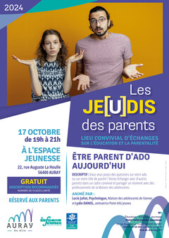 AURAY VISUEL JEUDIS DES PARENTS OCTOBRE 2024