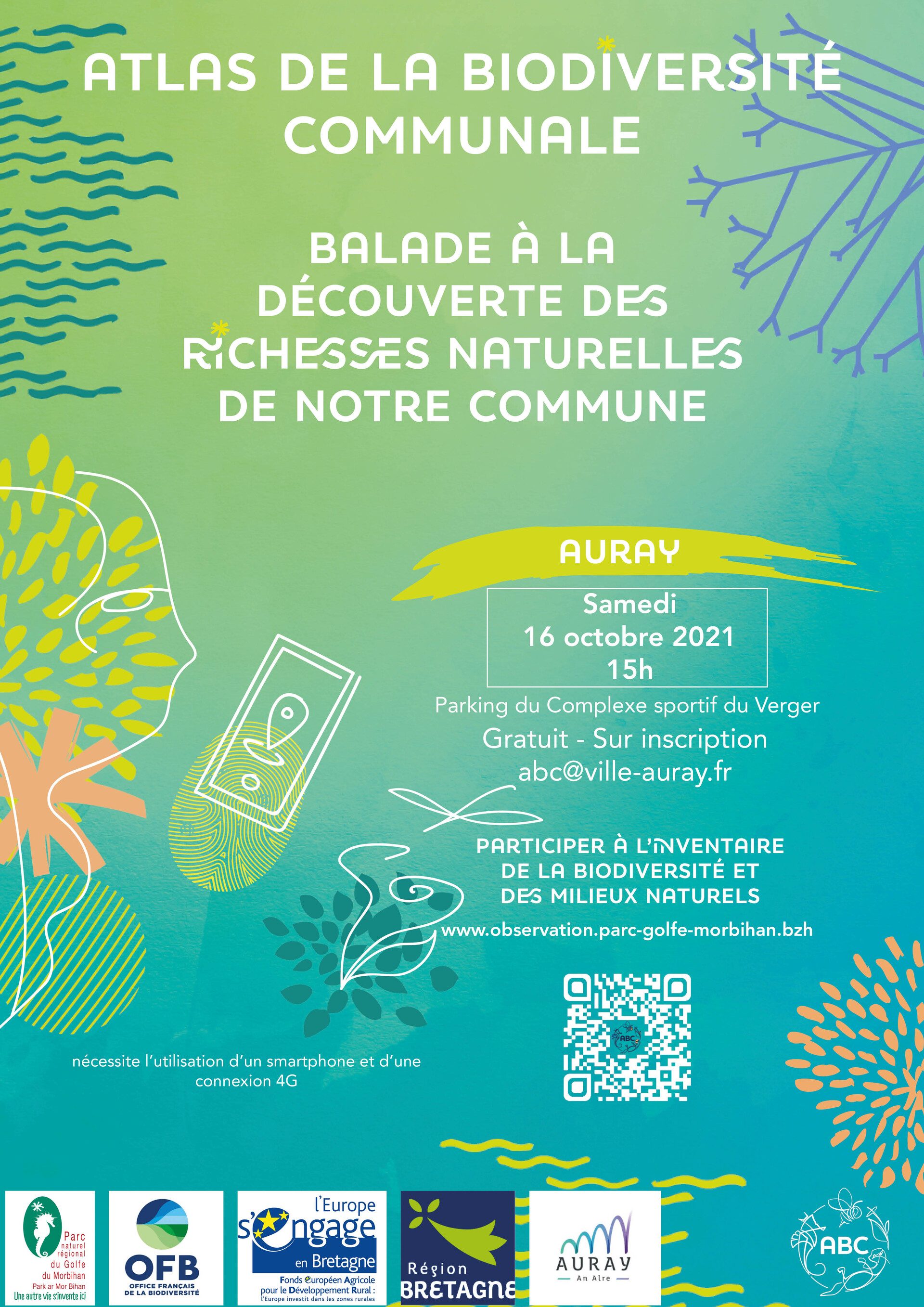Auray : Affiche balade PNR Auray : Affiche balade PNR