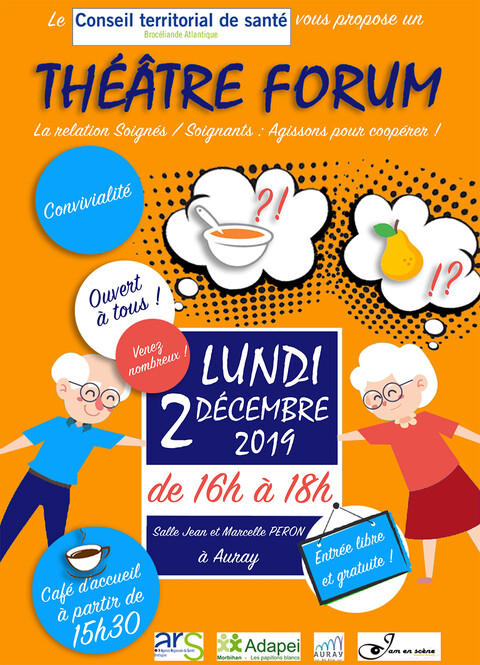 Auray : affiche théâtre forum
