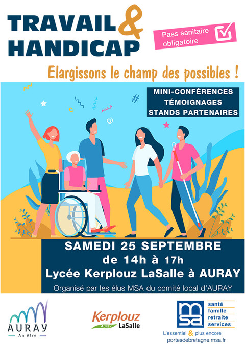 Auray : affiche forum handicap