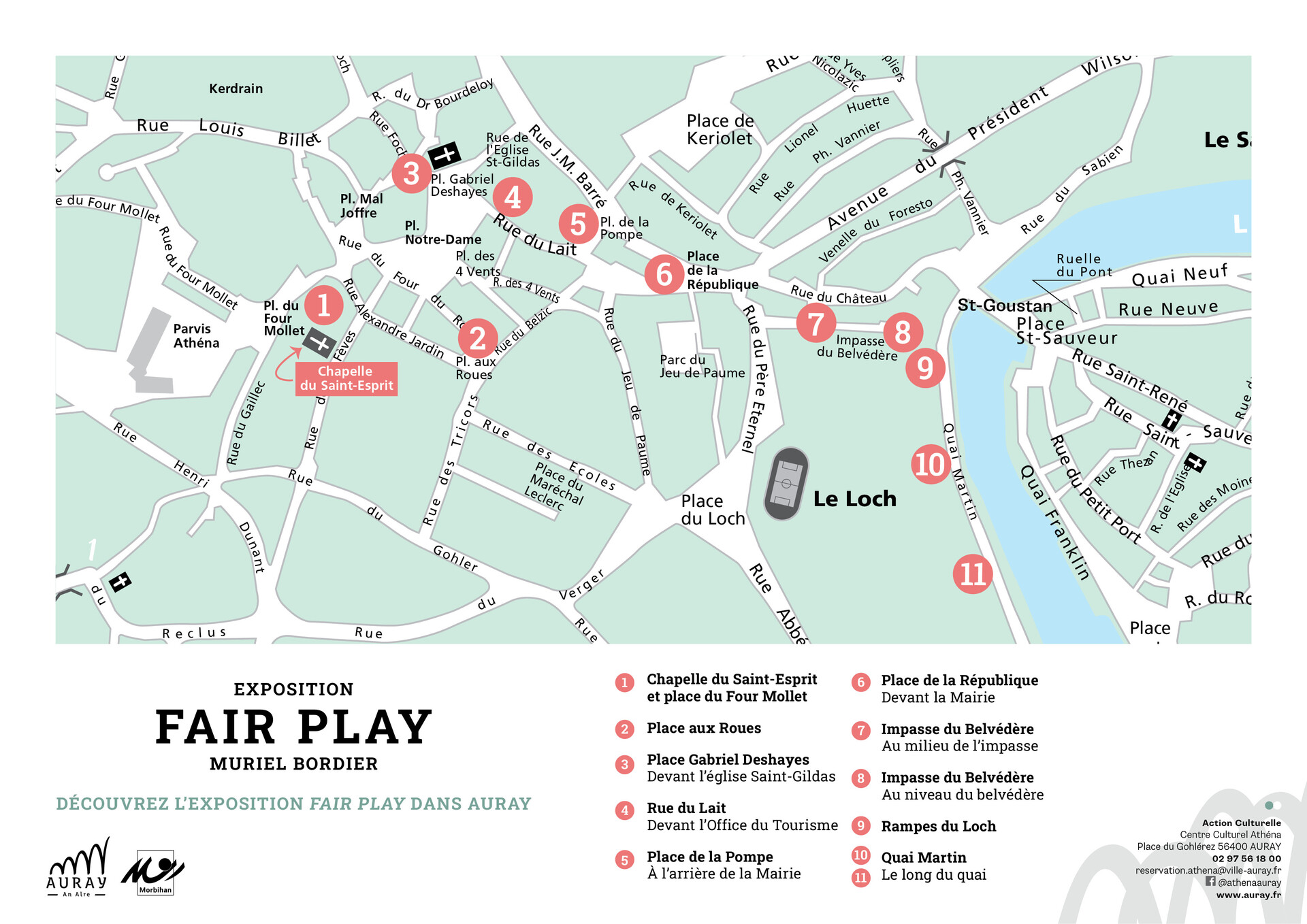 Plan Auray - Exposition Fair play