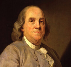 Joseph-Siffred DUPLESSIS, Portrait de Benjamin Franklin, huile sur toile, 72 × 60 cm, vers 1785 [© National Portrait Gallery, Washington D