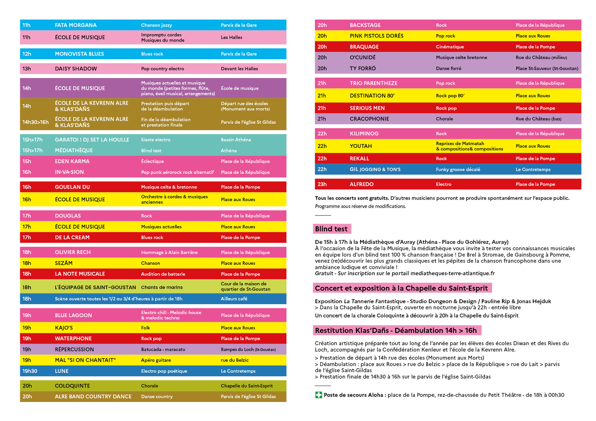 Programme_Fête de la musique 2025 à Auray_web