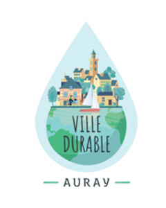 auray : Logo Auray Ville durable